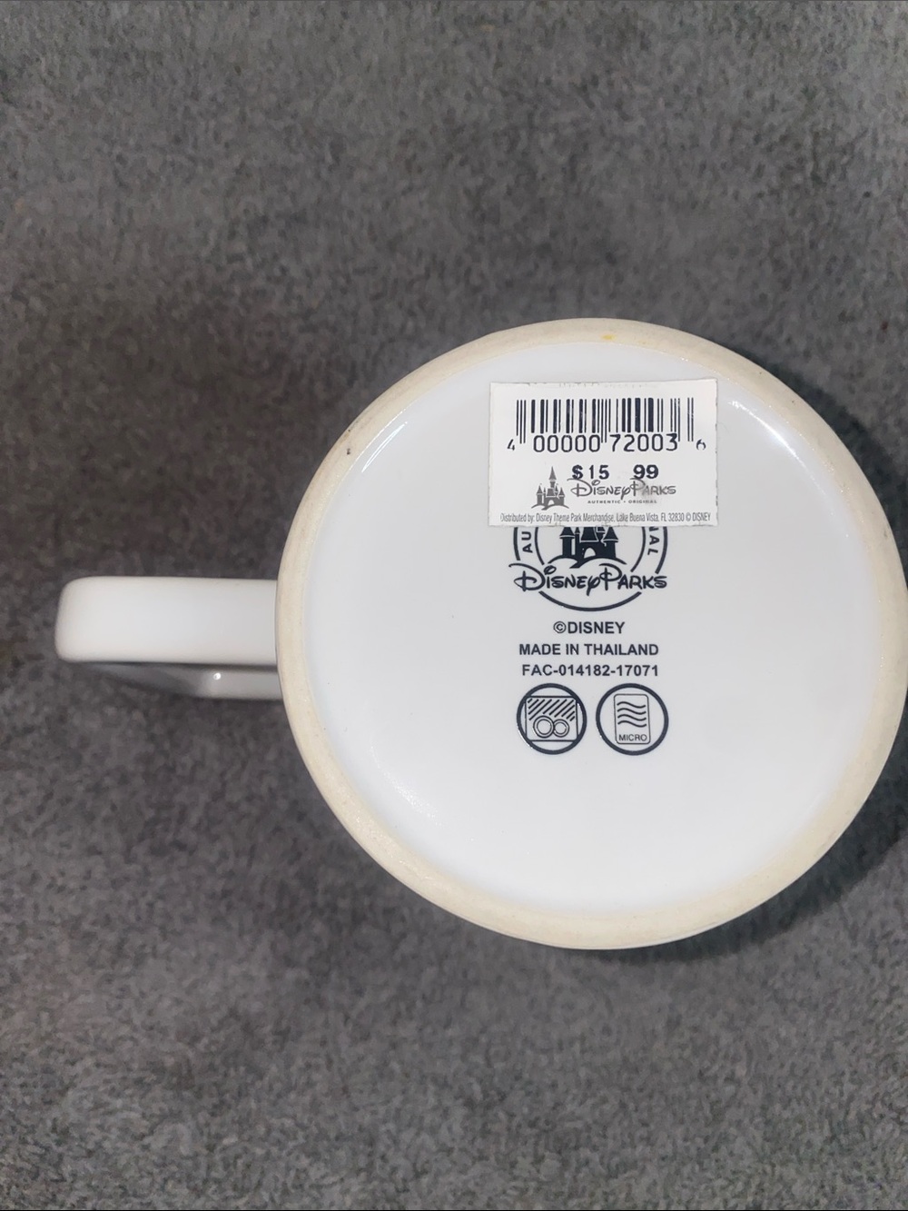 🐛Brand new Disney Parks exclusive ceramic mug with a geometric chevron pattern! - Picture 3 of 6